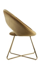 Charlie Chair Caramel/Gold
