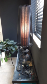 Table Lamp Moire Classic Iron Wire Black