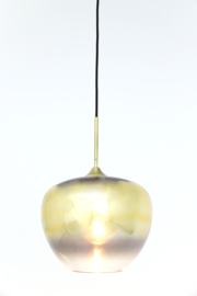 Hanglamp Ø30x25cm MAYSON glas goud - helder  goud