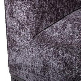 Xania Anthracite dining bench arm right
