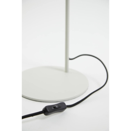 Tafellamp 26cmx20cmx60cm LEKAR licht grijs+groen glas