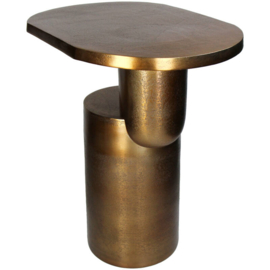 Bijzettafel Brutus  ovaal goud