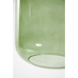 Tafellamp 26cmx20cmx60cm LEKAR licht grijs+groen glas