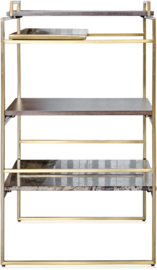 Archi Side Table  Brushed Gold