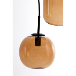 Hanglamp Mezza glas bruin 10L