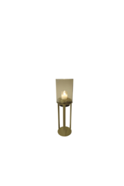 Luxe Hurricane open frame gold table model S