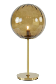 Tafellamp Magdala  Glas bruin/goud
