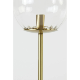 Tafellamp E14 Ø20x43 cm MAGDALA glas helder+goud