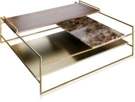 Archi Coffee Table Large Brushed Gold