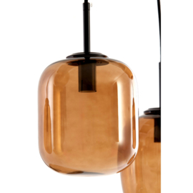 Hanglamp Mezza glas bruin 10L