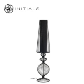 Table Lamp Moire Classic Iron Wire Black