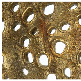 Ornament Koraal Goud L