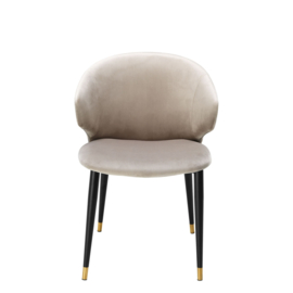Dining Chair Volante Roche beige velvet