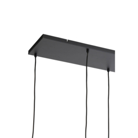 Hanglamp 5Lamps LEKAR  zwart/smoke glass