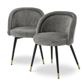 Dining Chair Chloé Clarck grey set of 2