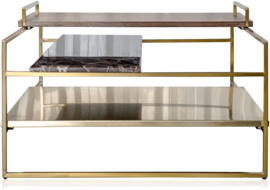Archi Coffee Table Small Brushed Gold
