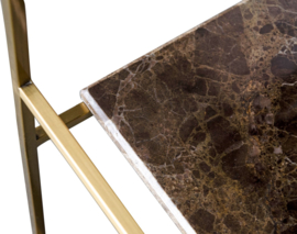 Archi Side Table  Brushed Gold