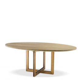 DINING TABLE MELCHIOR OVAL WASHED OAK