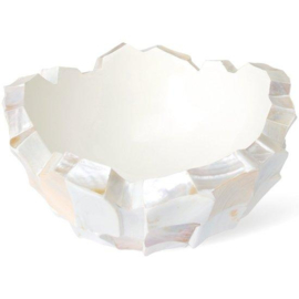 bowl, mother of pearl White