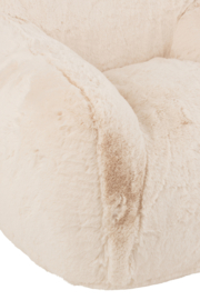 Sofa Cutie plaid crème small