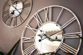 Wandklok Roman Grand Silver