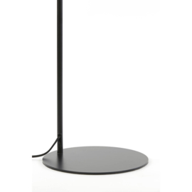 Vloerlamp 35,5x28x155 cm LEKAR zwart+smoke glas