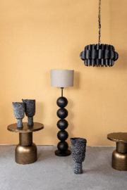 Lonza black metal floor lamp balls round