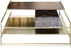 Archi Coffee Table Large Brushed Gold
