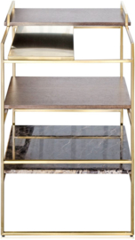 Archi Side Table  Brushed Gold