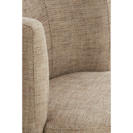 Stoel KAMOVA bruin creme 65x65x78 cm