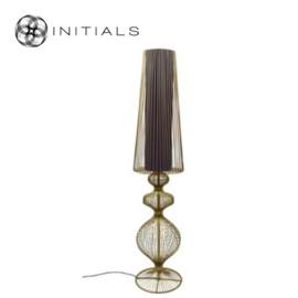 Table Lamp Moire Classic Iron Wire Gold
