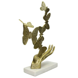Ornament Hand Butterfly Gold
