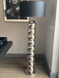 LLS bol zilver vloerlamp