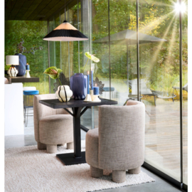 Stoel KAMOVA bruin creme 65x65x78 cm