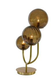 Tafellamp 3L Magdala  Glas bruin/goud