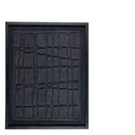 Hutto Wall Art black 70cm x 50cm