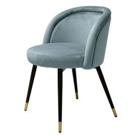 Dining Chair Chloé savona blue velvet set of 2