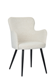 Wing chair pearl white