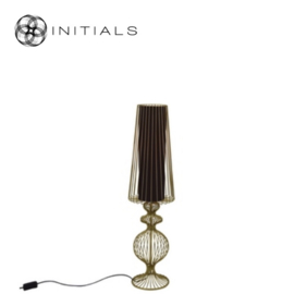 Table Lamp Moire Classic Iron Wire Gold