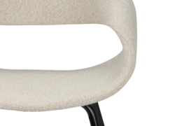 Whale chair white pearl