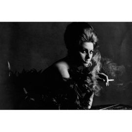 Sophia Loren smoking    80cm x 120cm