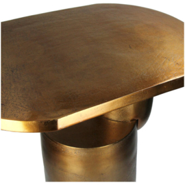 Bijzettafel Brutus  ovaal goud