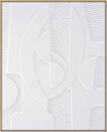 3D Wanddeco 2 wit 100x140cm