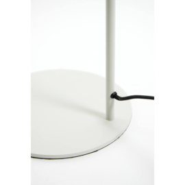 Tafellamp 26cmx20cmx60cm LEKAR licht grijs+groen glas