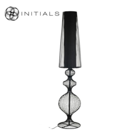 Table Lamp Moire Classic Iron Wire Black