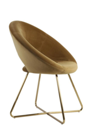 Charlie Chair Caramel/Gold