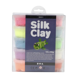 Silk Clay felle kleuren set van 10