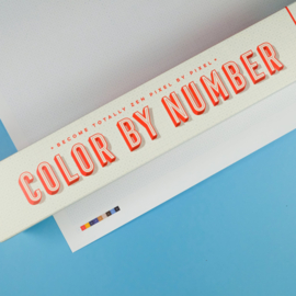 XL-spelposter Color by number CIRCUS