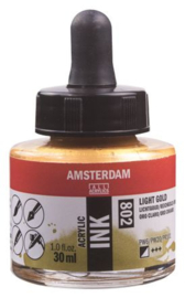 Amsterdam acryl inkt LICHTGOUD