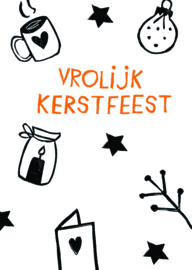 Kerstkaart Vrolijk Kerstfeest